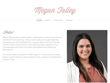 Tablet Screenshot of megangtalley.com